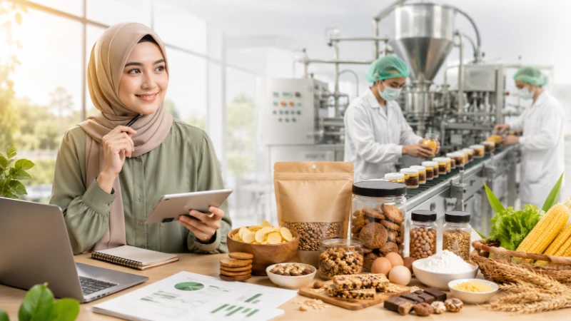 Cara Memulai Bisnis Pangan Olahan dengan Maklon: Panduan Lengkap Membangun Brand Makanan Tanpa Harus Punya Pabrik