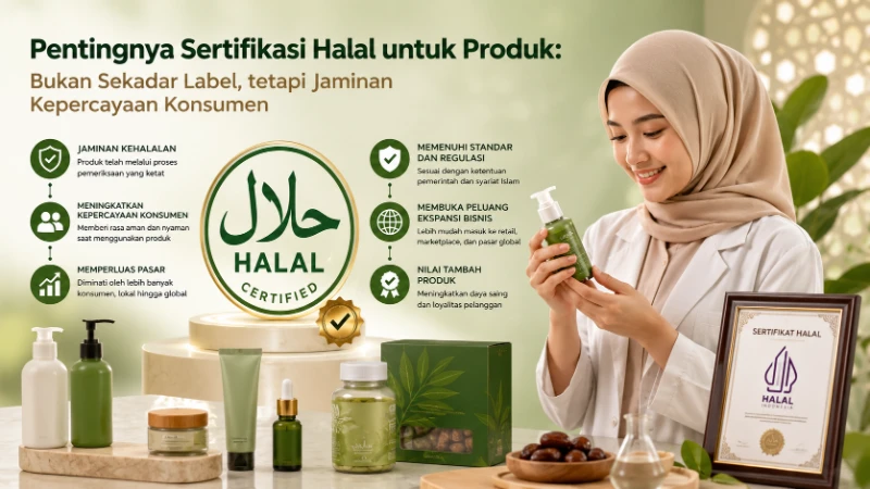 Pentingnya Sertifikasi Halal untuk Produk: Bukan Sekadar Label, tetapi Jaminan Kepercayaan Konsumen