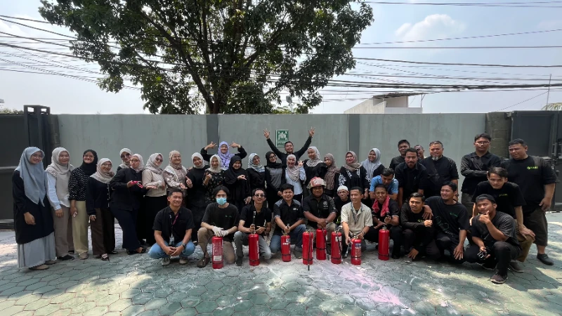 PT. Eshbi Putra Indonesia Tingkatkan Kesiapsiagaan Karyawan melalui Pelatihan Penanggulangan Kebakaran